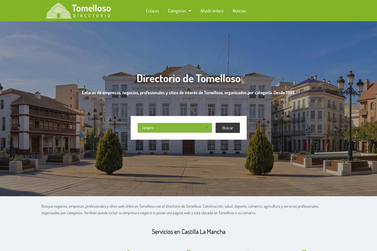 Estrenamos nueva web: el directorio de Tomelloso se renueva