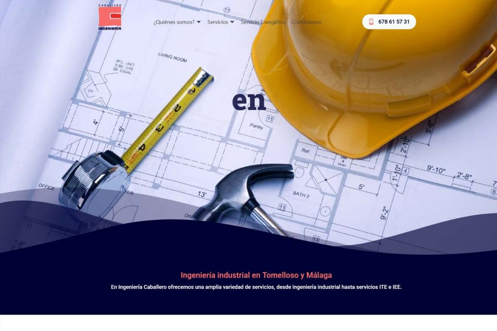 Captura de pantalla de Ingeniería Caballero